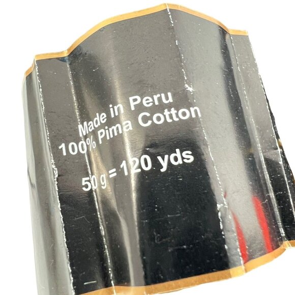 Cascade Yarns Rainbow 100% Pima Cotton Lot of 2 #151535 Peru Original Package - Picture 2 of 5